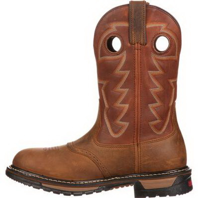 ROCKY OUTBACK GORE-TEX 2775-10.5W Men's Western Boots, 10.5, W , Ochre/Saffron Brown, Leather Upper - 5