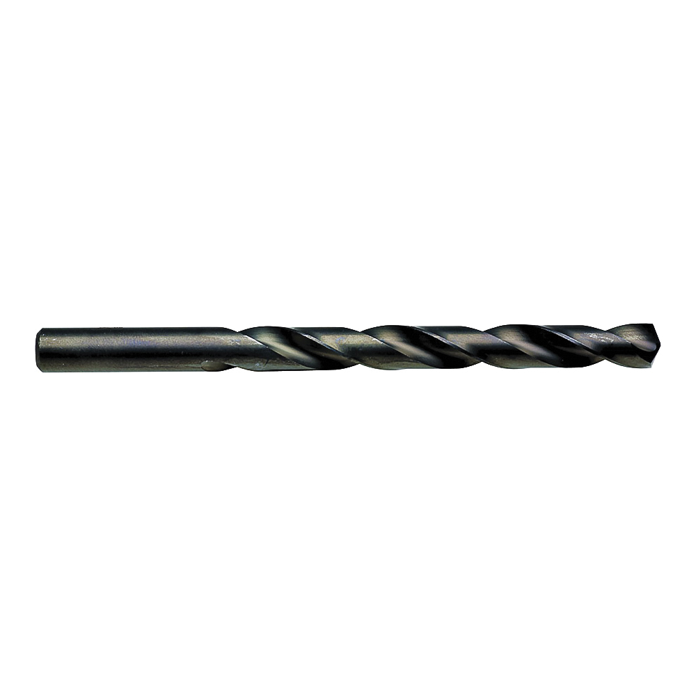 67512 Jobber Drill Bit, 3/16 in Dia, 3-1/2 in OAL, Spiral Flute, 1-Flute, 3/16 in Dia Shank, Cylinder Shank