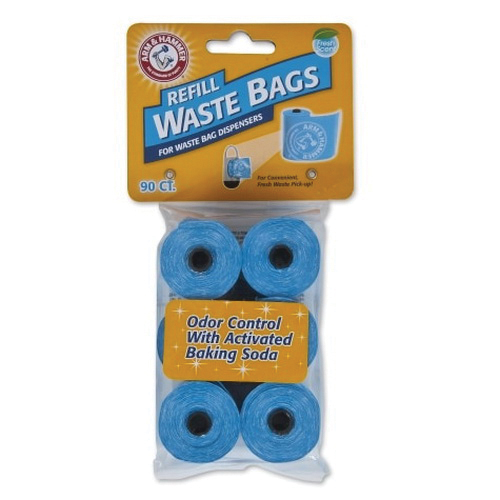 Arm & Hammer 71039 Disposable Waste Bag Refill, Blue