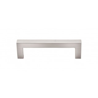 Top Knobs Asbury Series M1161 Cabinet Pull, 4-3/16 in L Handle, 1-1/4 in Projection, Zinc Alloy, Brushed Satin Nickel