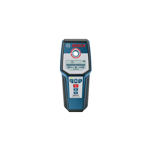 Bosch GMS 120 Multi-Wall Scanner, 9 V Battery, Up to 4-3/4 in Ferrous Metals, 3-1/8 in Non-Ferrous Metals Detection - 1