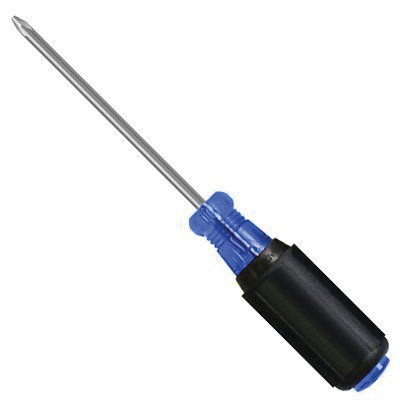 164973 Slotted Screwdriver, 2 in Drive, 4 in L Shank, PVC Handle, Cushioned-Grip Handle
