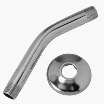 319-103 Shower Arm and Flange, Metal, Chrome Plated