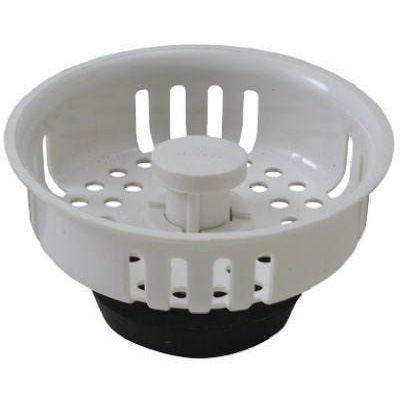 Master Plumber 861-369 Basket Strainer, 3-1/2 in Dia, Plastic