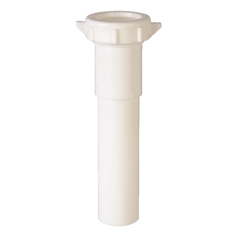 ACE ACE944W Extension Tube, 1-1/4 in Dia x 6 in L Dimensions, Specifications: Slip Joint Connection, Polypropylene, 1 PK