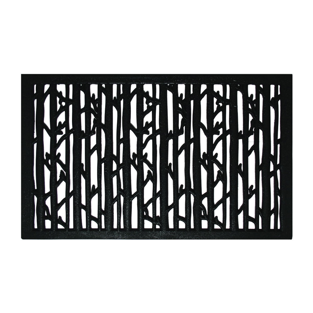 robert allen home & garden MAT01776 Door Mat, 18 in L, 30 in W, Trees Pattern