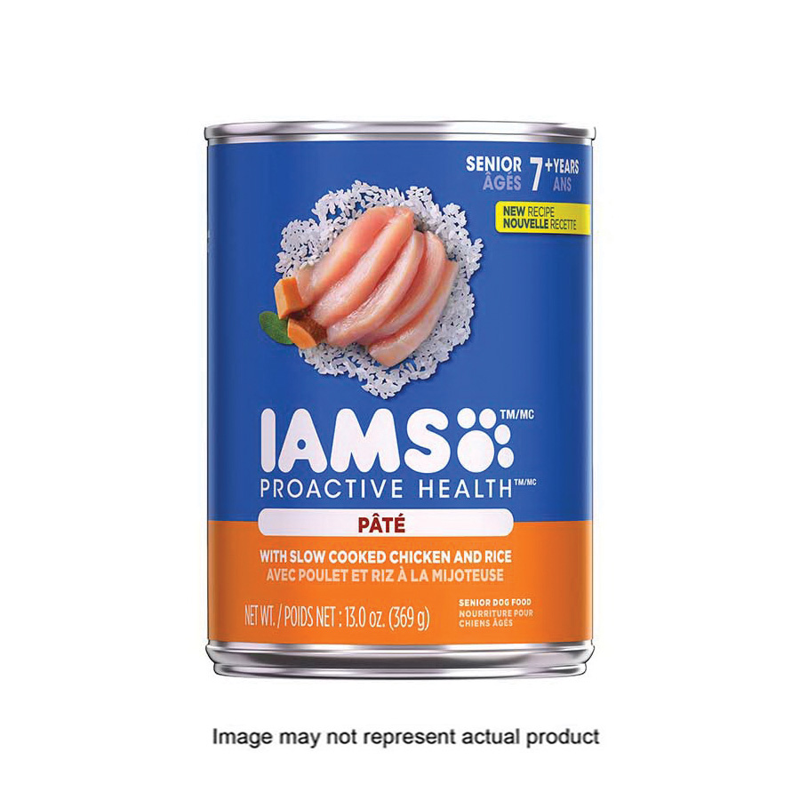 Iams 2519 Dog Food, Senior, Chicken, 12.3 oz