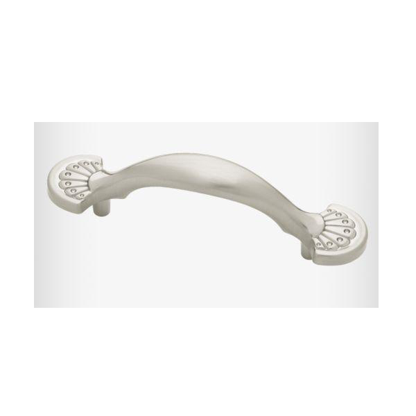 Liberty Hardware P30049H-SN-C5 Cabinet Pull, Satin Nickel, 4.56 in L Handle, 1.04 in H Handle, 1.28 in Projection, Zinc