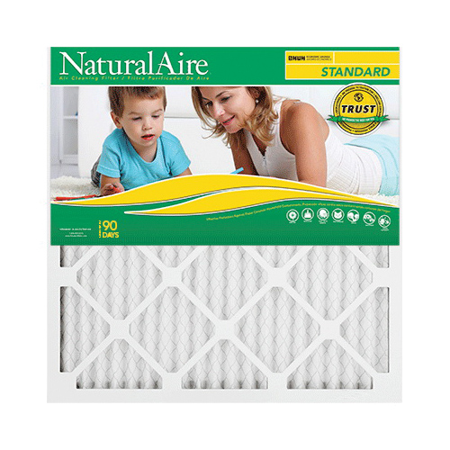 NaturalAire 84858.01183 Air Filter, 30 x 18 x 1, 8 MERV, Cardboard Frame, Clay-Coated Frame