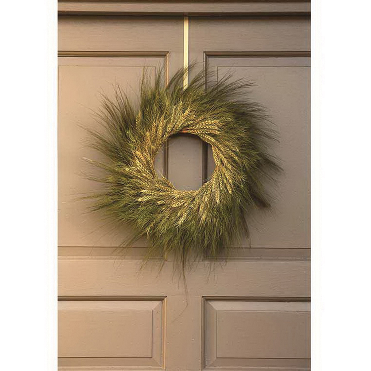 Novelty 12164 Wreath Hanger with Tag, Brass