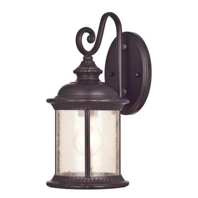 6230600 New Haven Wall Lantern, 120 V, 100 W, Incandescent, LED Lamp, Steel Fixture