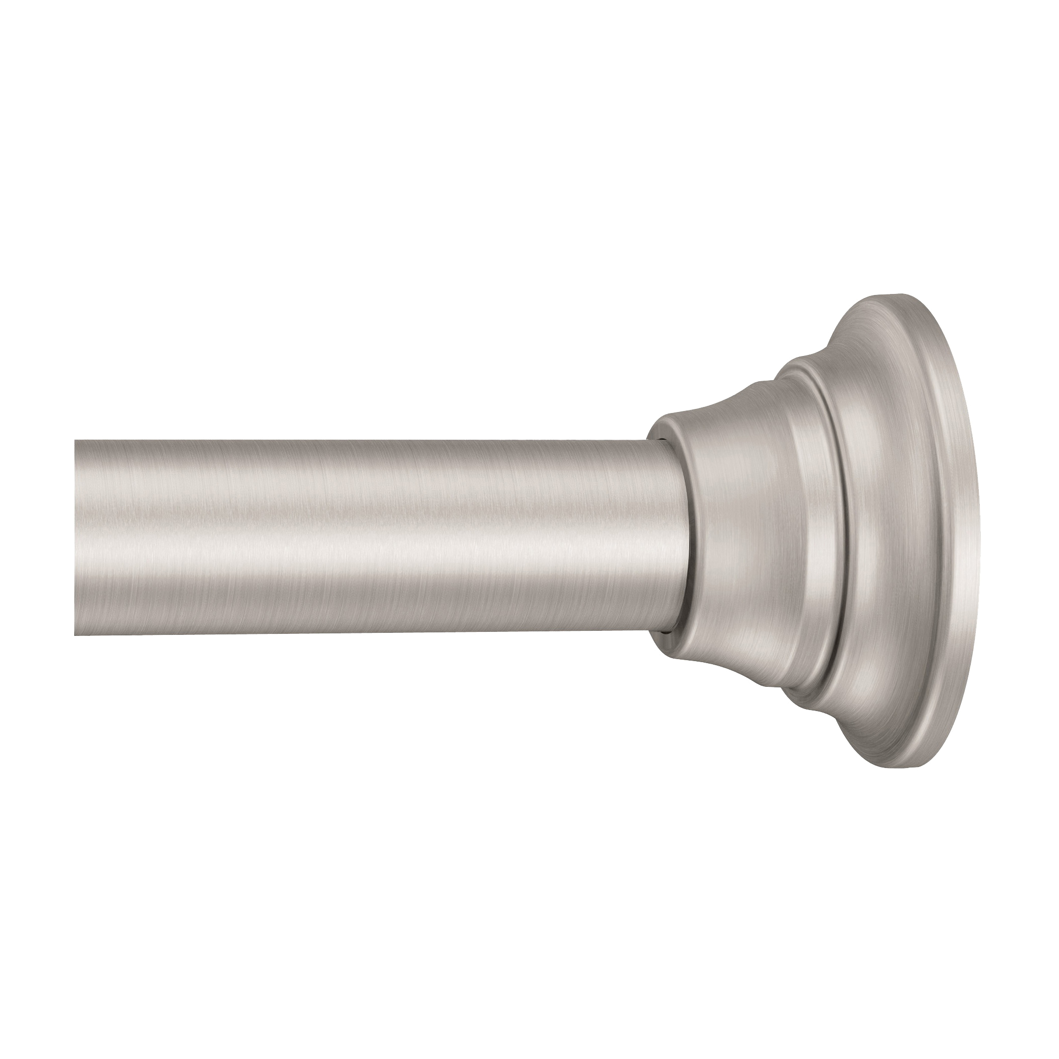 TR1000BN Tension Rod, 44 to 72 in L Adjustable, 1 in Dia Rod, Stainless Steel, Brushed Nickel