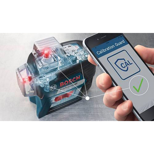 Bosch GLL3-330C 3-Plane Leveling/Alignment Line Laser, 200 ft, +/-3/32 in Accuracy, 3-Beam, Red Laser - 3