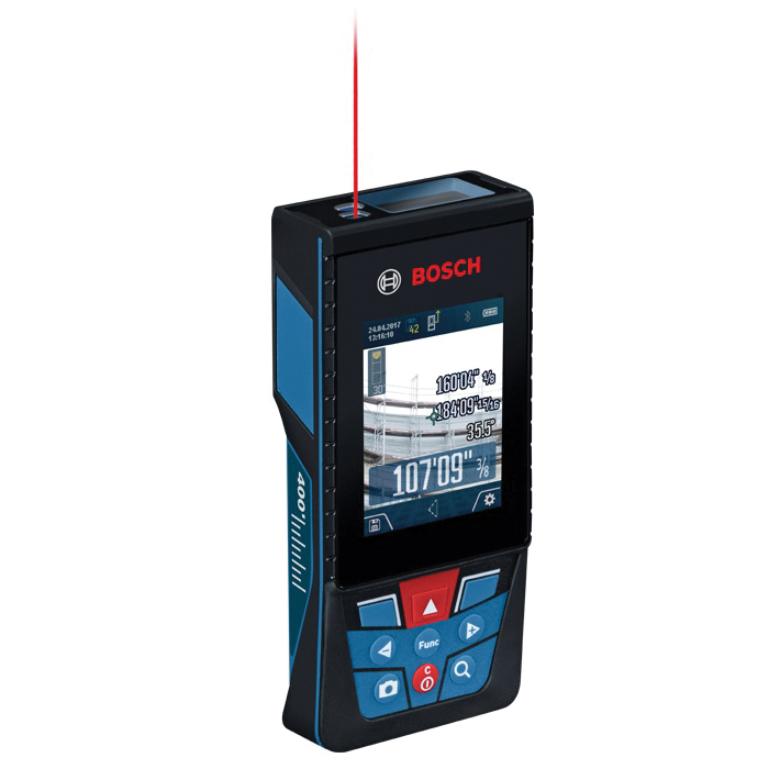 BLAZE Outdoor Series GLM400CL Laser Measure with Camera, 400 ft, +/-1/16 in Accuracy