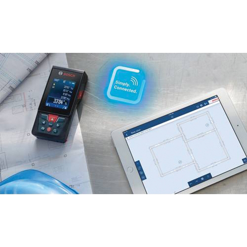 Bosch BLAZE Outdoor Series GLM400CL Laser Measure with Camera, 400 ft, +/-1/16 in Accuracy