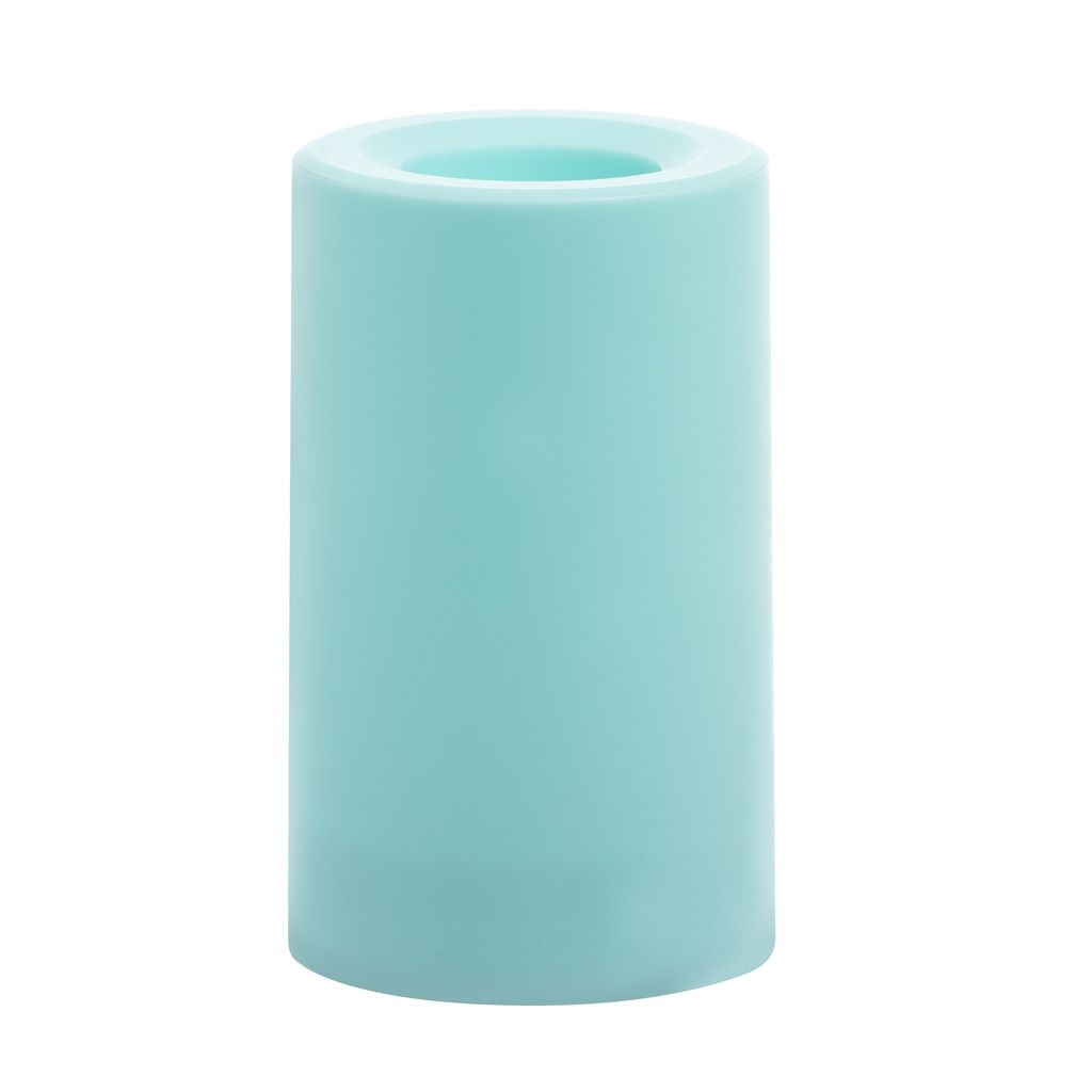 Sterno Home CGT20305MB Candle, M Candle, 500 hr Burning, Blue Candle, Alkaline Battery, LED Bulb