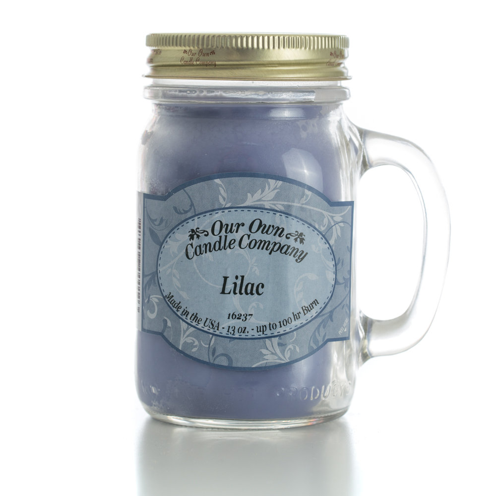 Our Own Candle Company SIC1-LI Scented Candle, Lilac Fragrance, 100 hr Burning