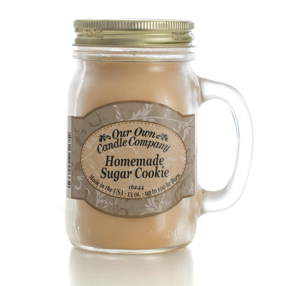 Our Own Candle Company SIC1-HSC Scented Candle, Homemade Sugar Cookie Fragrance, 100 hr Burning