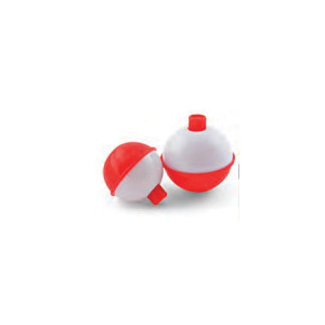 SOUTH-BEND FRW-10 Bobber Float Assortment, Push-Button, Red/White