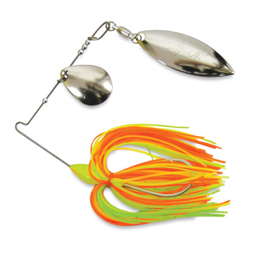 Culprit 118 Fishing Lure, Spinner Bait, Fire Tiger Lure, 0.375 oz Weight