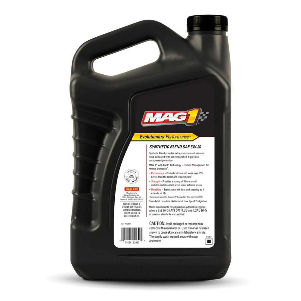 Synthetic Blend Engine Oil, Mag 1, 5W-30, 1 qt, Bottle - 2
