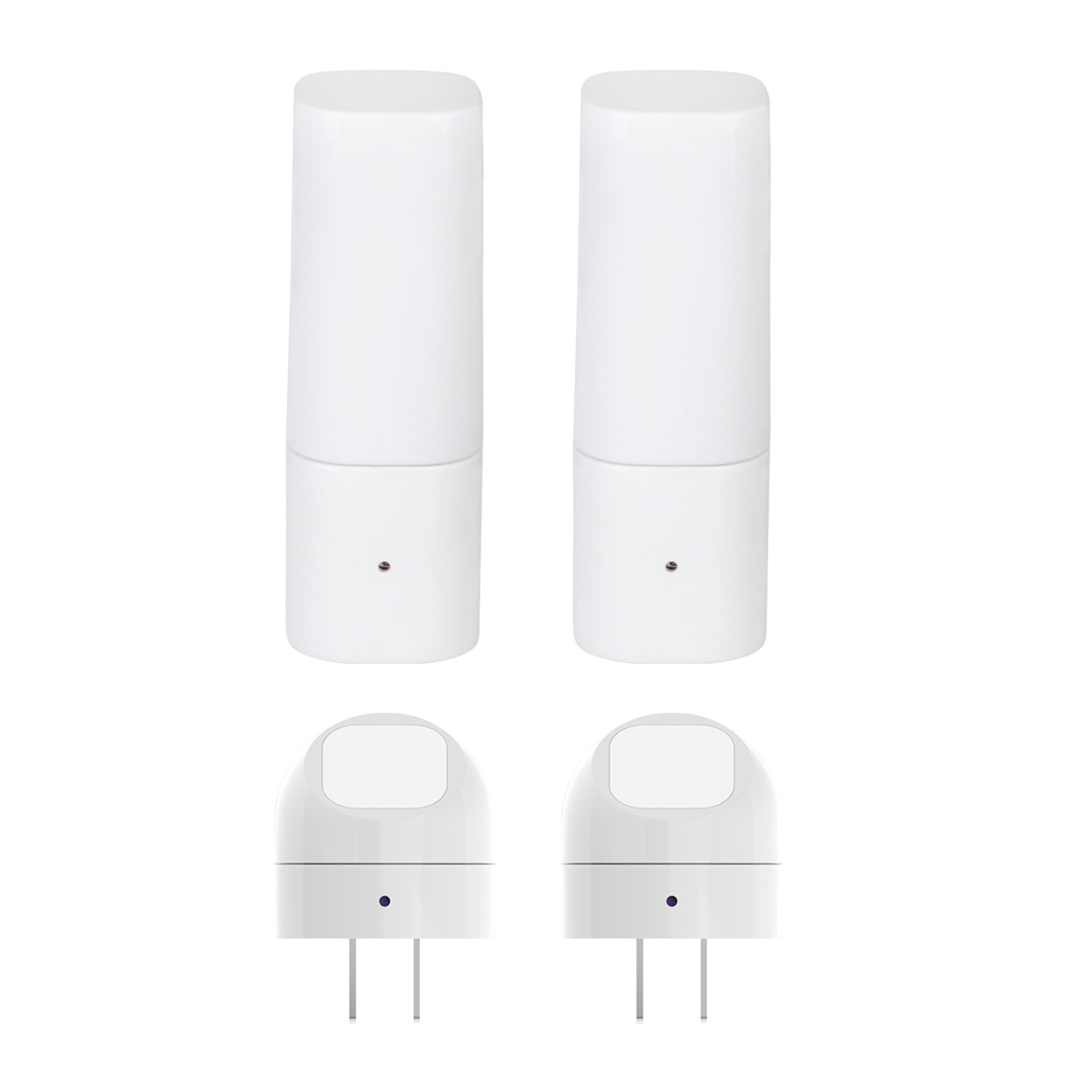 globe 8969601 Night Light Set, 120 V, 0.3 W, LED Lamp, Soft White Light, 3000 K Color Temp