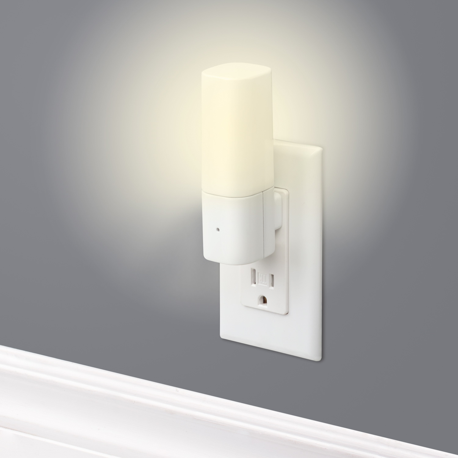 globe 8969601 Night Light Set, 120 V, 0.3 W, LED Lamp, Soft White Light, 3000 K Color Temp