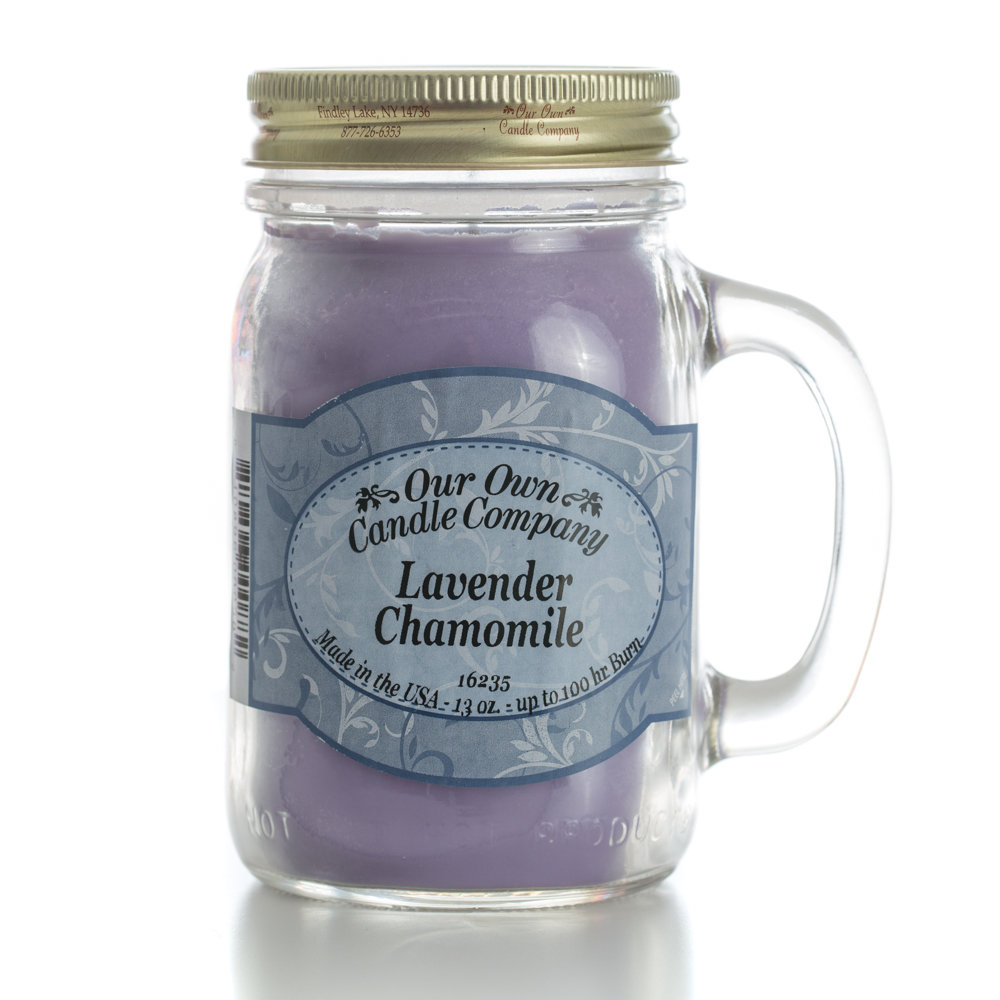 Our Own Candle Company SIC1-LC Scented Candle, Lavender Chamomile Fragrance, 100 hr Burning