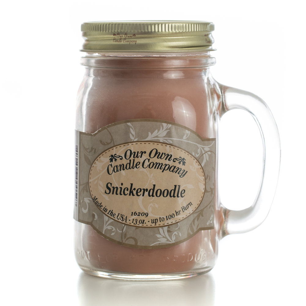 Our Own Candle Company SIC1-SD Scented Candle, Snickerdoodle Fragrance, 100 hr Burning