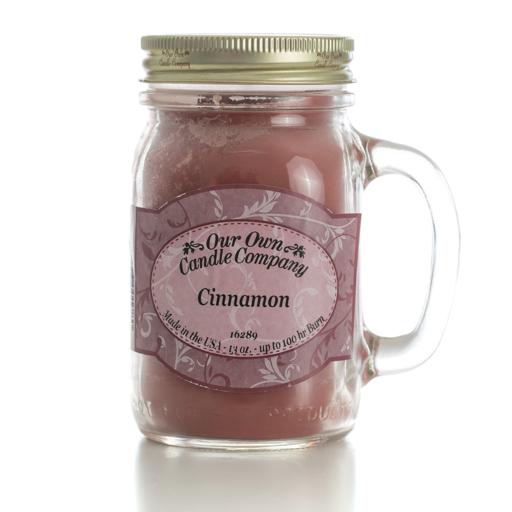 Our Own Candle Company SIC1-CN Scented Candle, Cinnamon Fragrance, 100 hr Burning