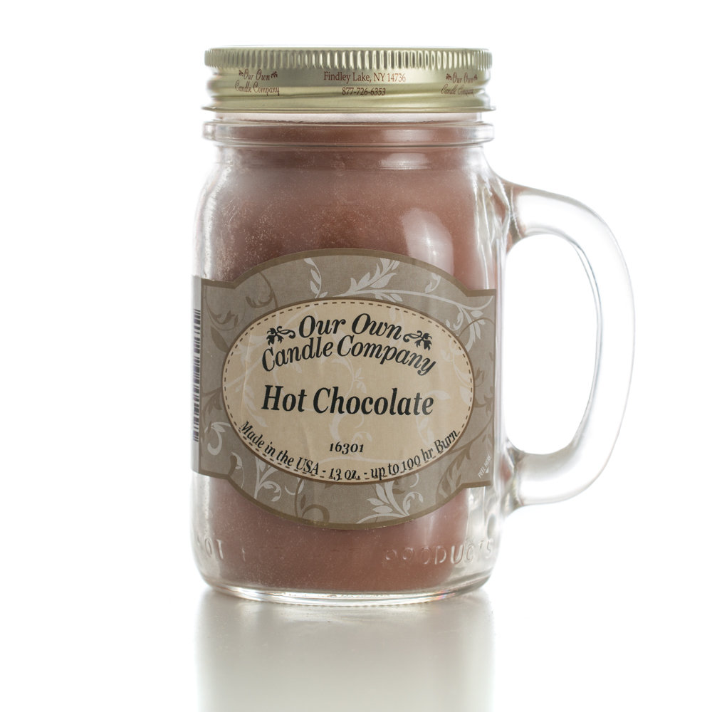Our Own Candle Company SIC1-HC Scented Candle, Hot Chocolate Fragrance