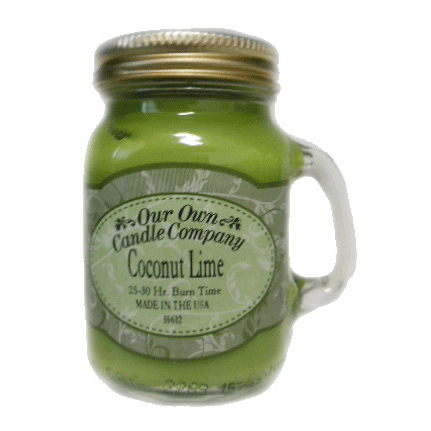 Our Own Candle Company SIMM-CL Scented Candle, Coconut Lime Fragrance, 25 to 30 hr Burning