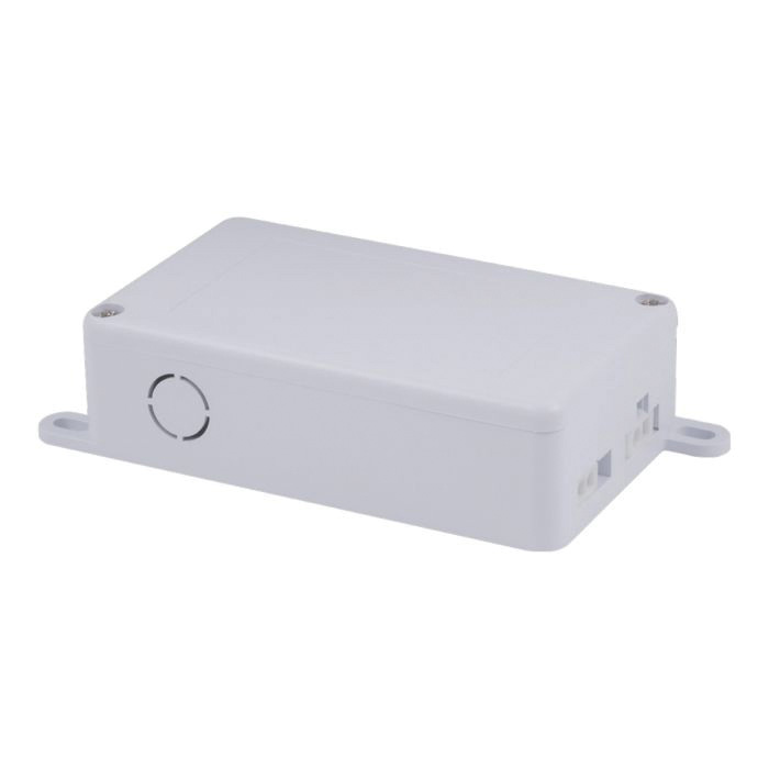GE 39971-T1 Direct Wire Conversion Box, 1 -Gang, 2 -Knockout, Plastic, White, Screw-On Mounting