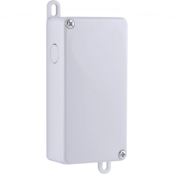GE 39971-T1 Direct Wire Conversion Box, 1 -Gang, 2 -Knockout, Plastic, White, Screw-On Mounting