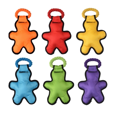 multipet 43430 Dog Toy, Cross-Ropes Tug 'o Man with Rope, Nylon