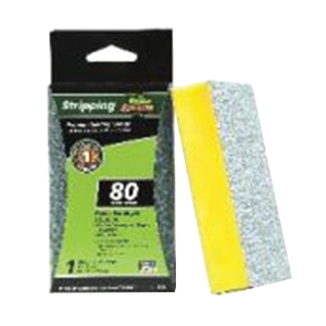 7365 Moderate Finishing Premium Foam Sanding Sponge, 3 x 5 x 1 in, Medium Grade