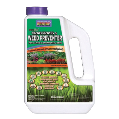 Bonide DuraTurf 60407 Crabgrass and Weed Preventer, Granular, 4 lb Shaker Jug