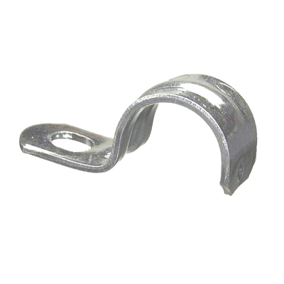 Halex 91512 1-Hole Conduit Strap, 1-1/4 in, Steel, Snap-On Mounting