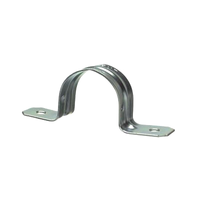 Halex 91605 2-Hole Conduit Strap, 1/2 in, Steel, Snap-On Mounting, 3/BAG