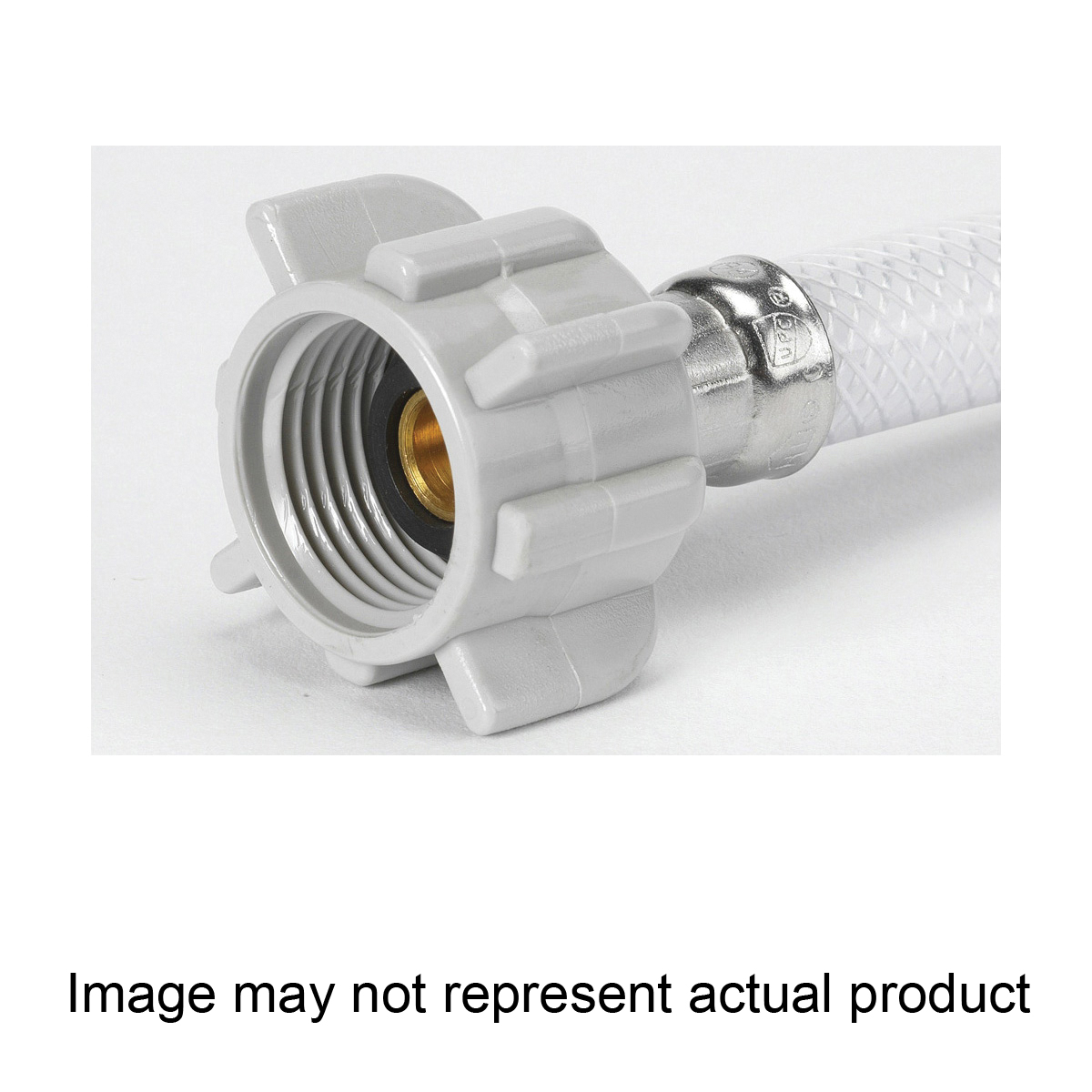 Homewerks 7238-20-38-2 Toilet Connector, Flexible, 3/8 in Inlet, Compression Inlet, 7/8 in Outlet, Ballcock Outlet