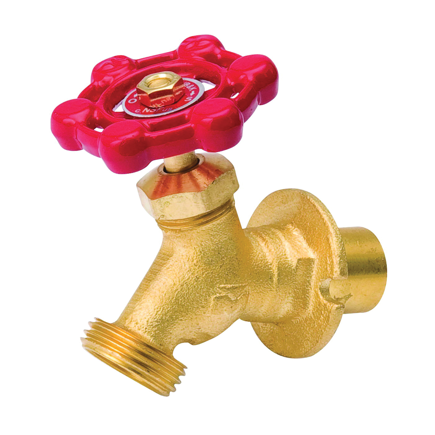 108-503HC Sillcock Valve, 1/2 x 3/4 in Connection, Sweat x Male Hose, 125 psi Pressure, Brass Body
