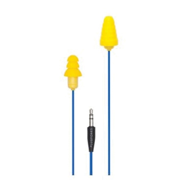 Guardian PG-UY Earphones, 23/26 dB SPL, Blue/Yellow