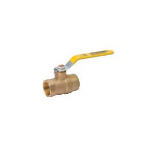 B & K 107-815NL Ball Valve, 1 in Connection, IPS, 600 psi Pressure, Brass Body