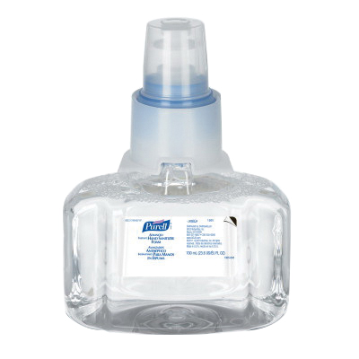 Purell 1305-03 Hand Sanitizer, 6 in L, 4 in W, Fruit, Clear/Colorless/Yellow, 700 mL, Dispenser Refill