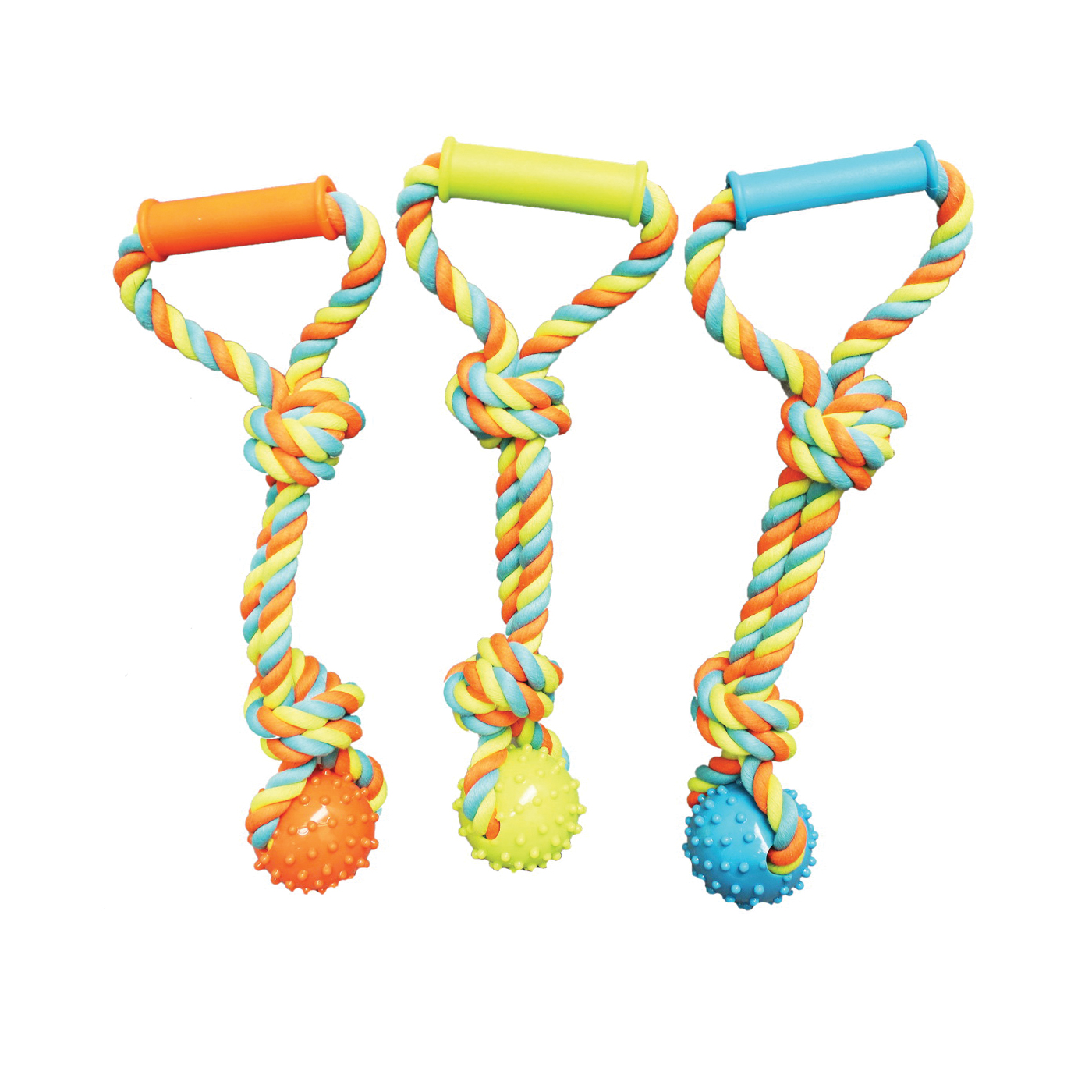 WB15520 Dog Toy, Tug Spike Ball, Thermoplastic Rubber