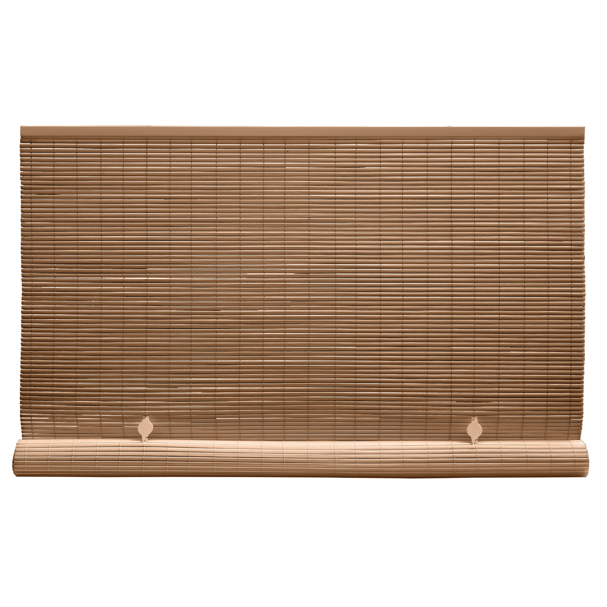 Radiance 3322106 Roll-Up Blind, 72 in L, 120 in W, PVC, Woodgrain