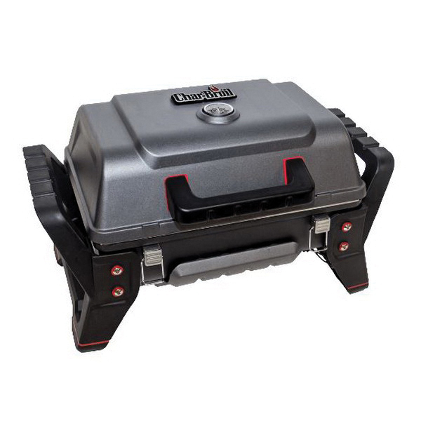Char-Broil Tru-Infrared X200 Series 12401734 Portable Gas Grill, 9500 Btu, Liquid Propane, 1 -Burner, Gray