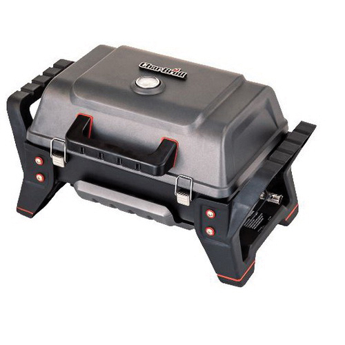 Char-Broil Tru-Infrared X200 Series 12401734 Portable Gas Grill, 9500 Btu, Liquid Propane, 1 -Burner, Gray