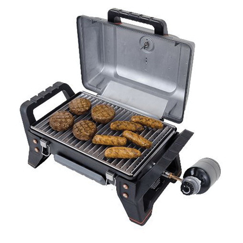 Char-Broil Tru-Infrared X200 Series 12401734 Portable Gas Grill, 9500 Btu, Liquid Propane, 1 -Burner, Gray