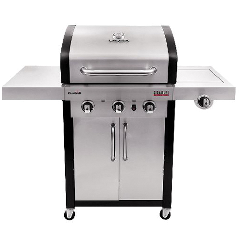 Char-Broil Tru-Infrared Signature 463367016 Gas Grill, 25,500 Btu BTU, Liquid Propane, 3 -Burner, Steel Body
